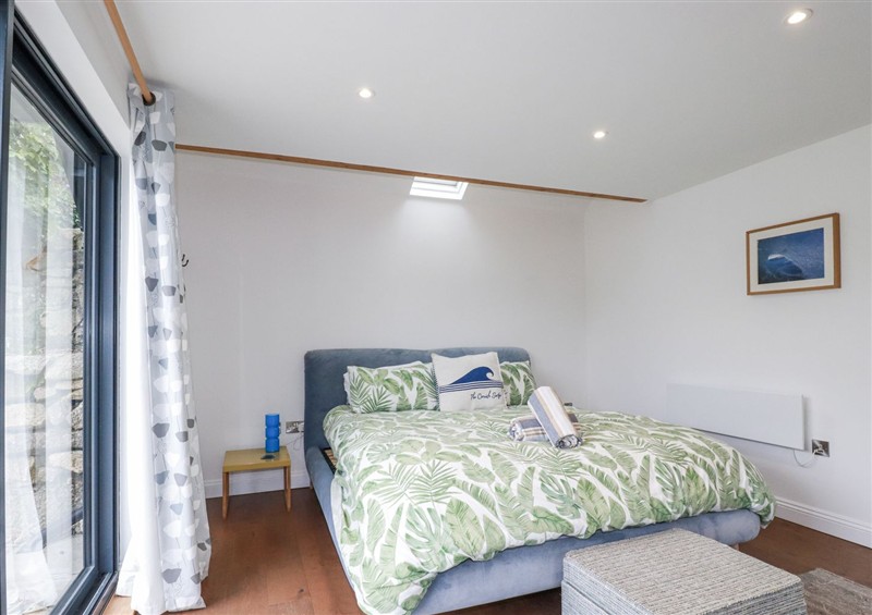 This is the bedroom at The Old Dairy, St Breward