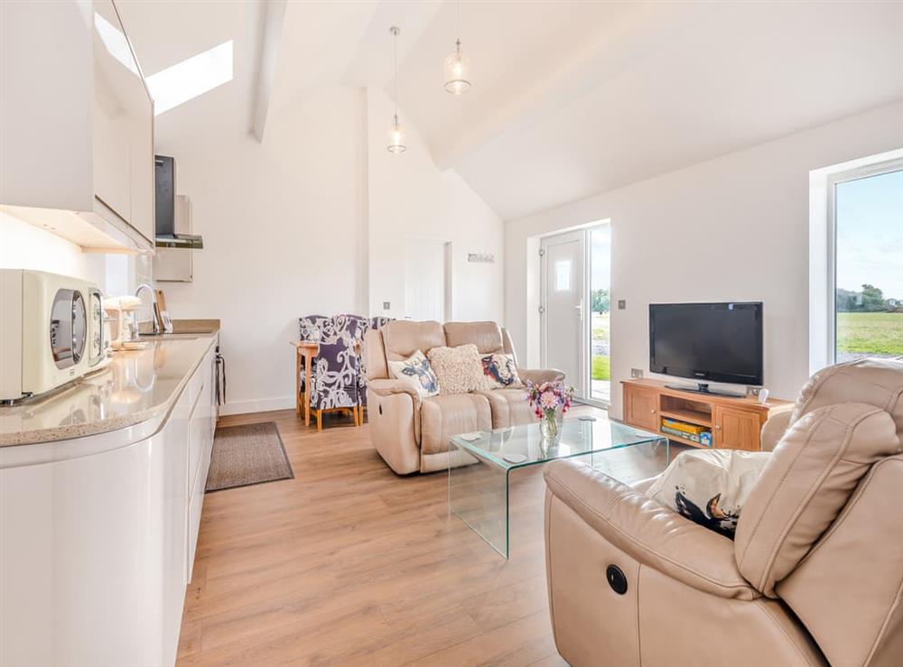 Open plan living space at The Old Dairy in Wimborne, Dorset