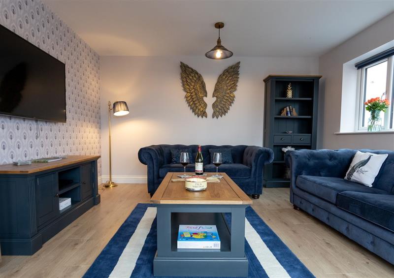 Relax in the living area at The Old Doghouse, Sutton-on-the Forest near Huby