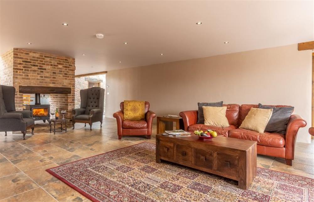 Ground floor: Sitting room  at The Old English Barn and Cart Shed, Paston near North Walsham