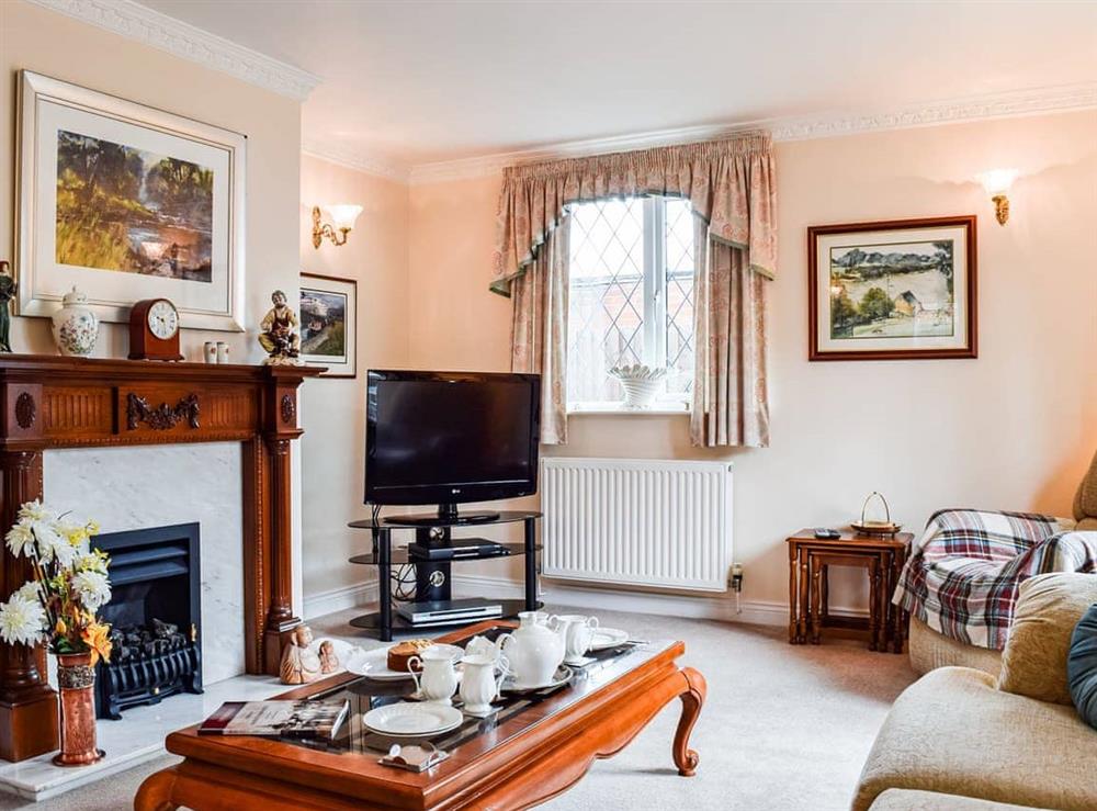 Living area at The Old Exchange in Market Bosworth, Leicestershire