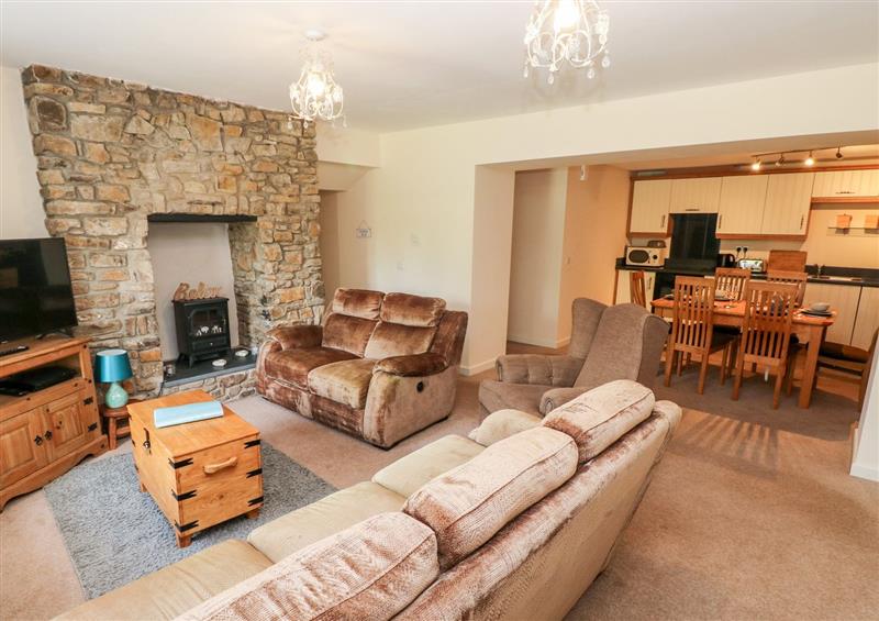 Enjoy the living room at The Old Farm House, Redberth near Pentlepoir