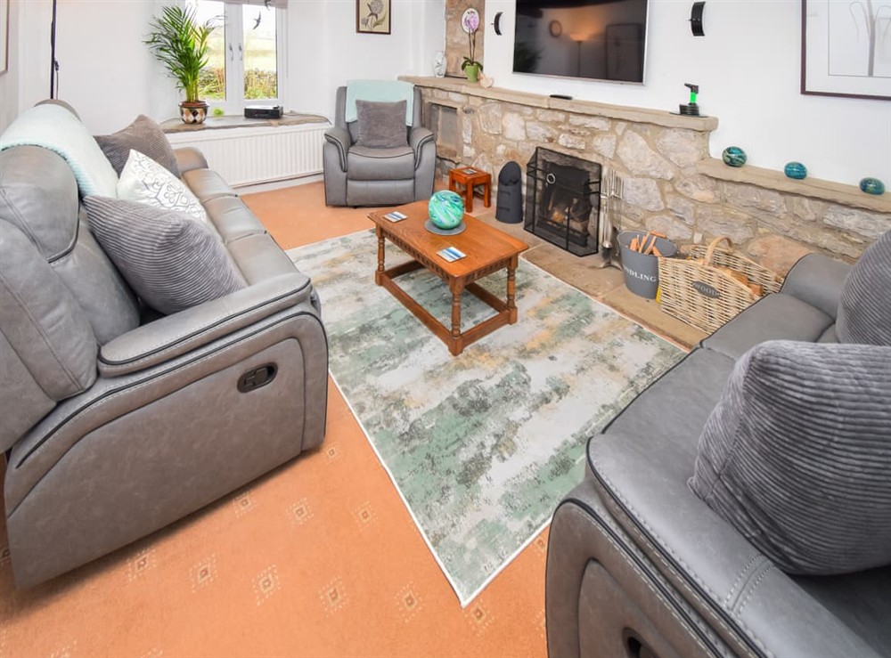 Living area at The Old Farm House in Yealand Redmayne, Lancashire