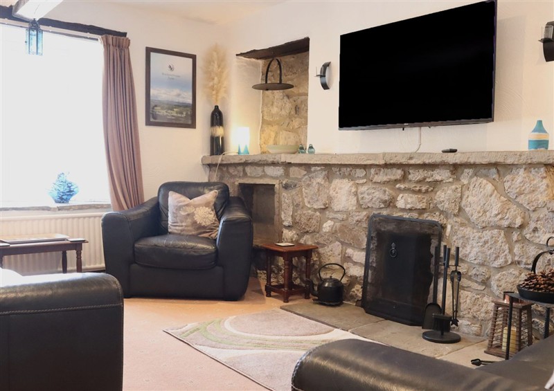 The living room at The Old Farmhouse at Brackenthwaite Farm, Yealand Redmayne near Arnside