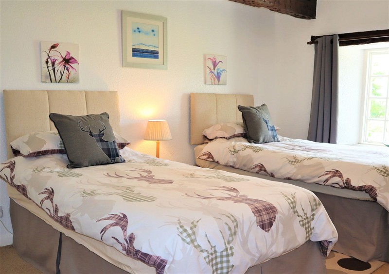 This is a bedroom at The Old Farmhouse at Brackenthwaite Farm, Yealand Redmayne near Arnside