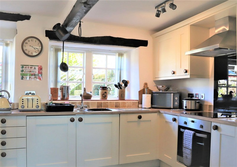 This is the kitchen at The Old Farmhouse at Brackenthwaite Farm, Yealand Redmayne near Arnside