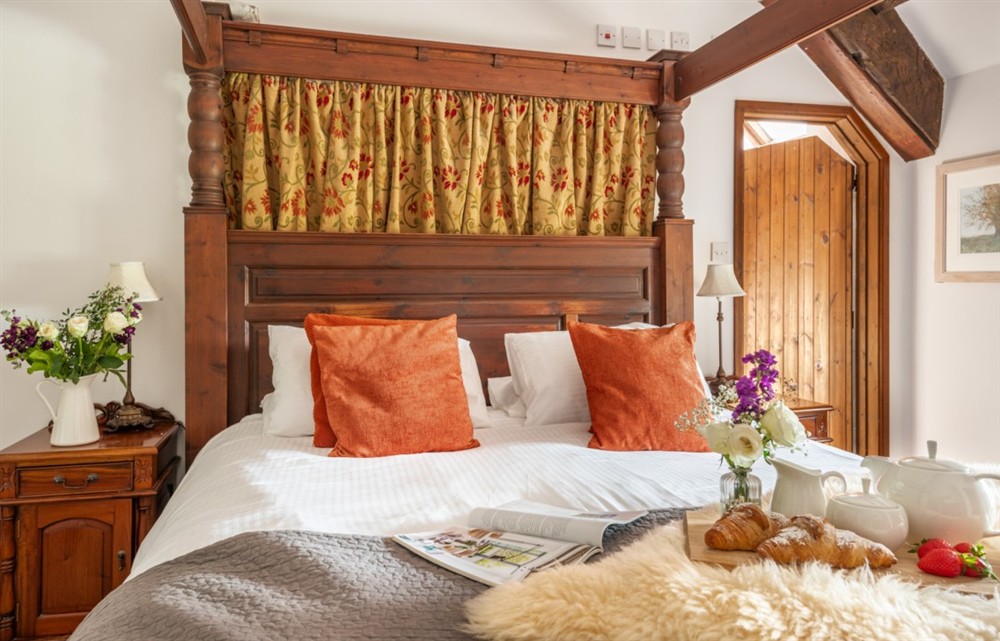 Bedroom at The Old Farmhouse in Combe Martin