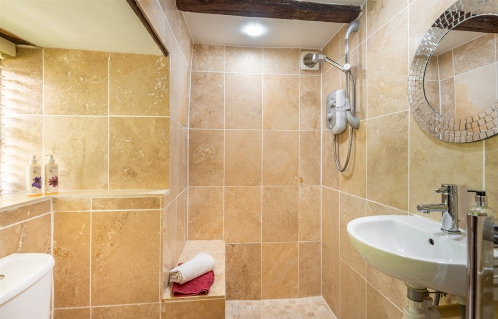 This is the bathroom (photo 3) at The Old Farmhouse in Combe Martin