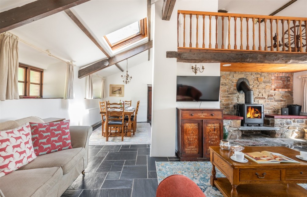 This is the living room (photo 4) at The Old Farmhouse in Combe Martin