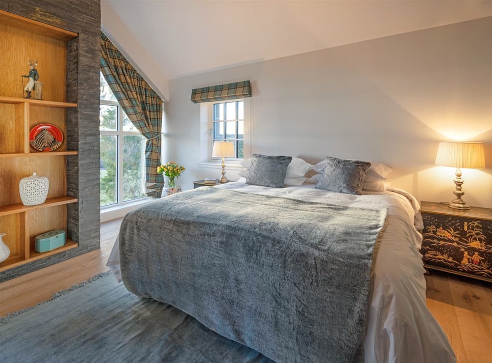 Double bedroom at The Old Farmhouse in Logiealmond, near Crieff, Perthshire