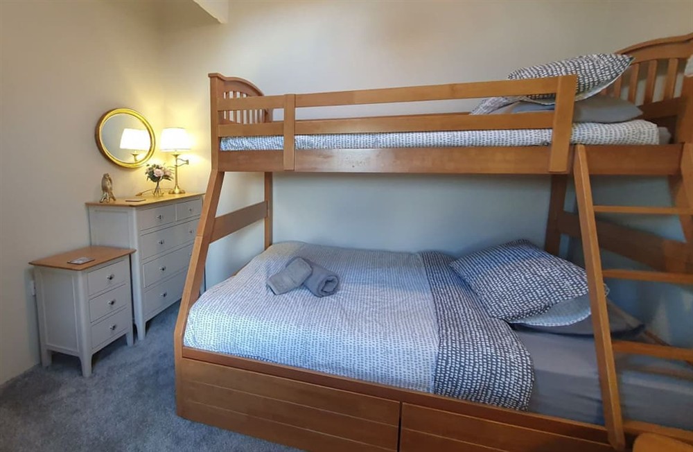 Bunk bedroom at The Old Farmhouse in Wadebridge, Cornwall