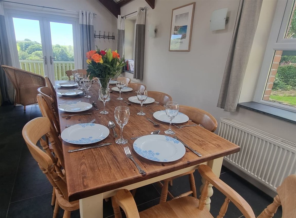 Dining Area at The Old Farmhouse in Wadebridge, Cornwall