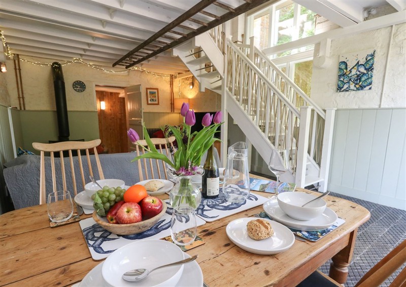 The dining room at The Old Flax Shop, Bridport