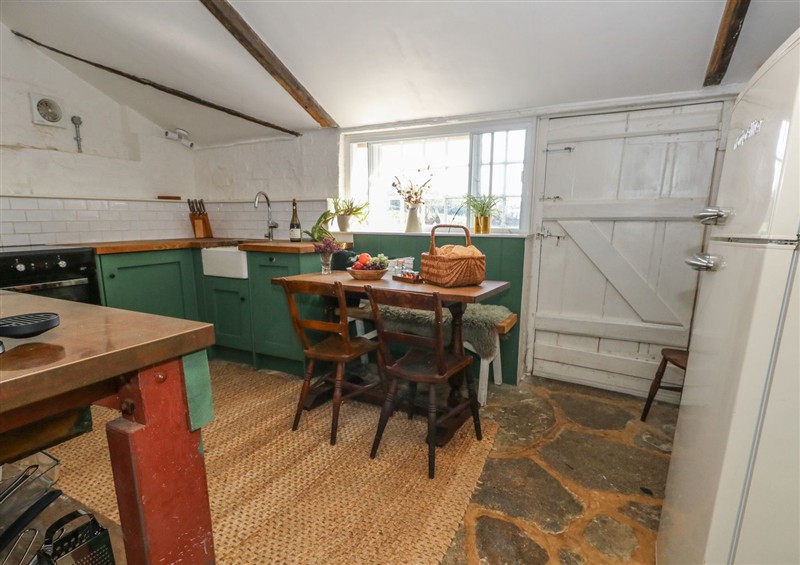 This is the kitchen at The Old Flax Shop, Bridport