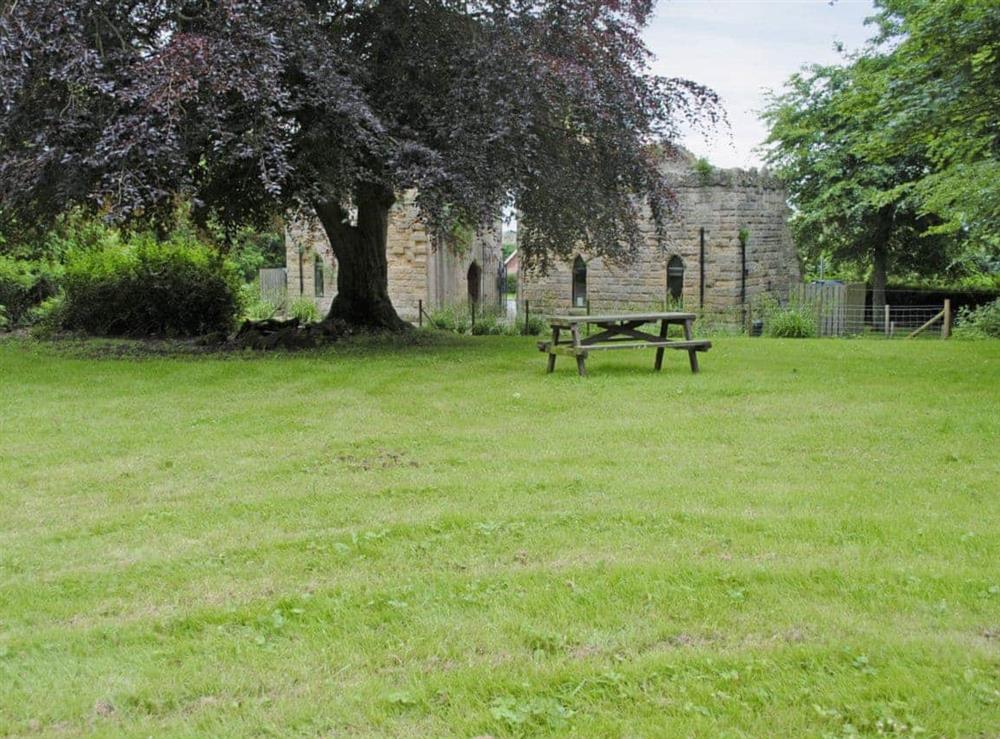 Garden and grounds at The Old Folly in Hunmanby, Nr Filey, N. Yorks., North Yorkshire