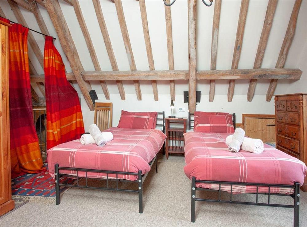 Twin bedroom at The Old Forge in Bleadon, near Weston-super-Mare, Avon