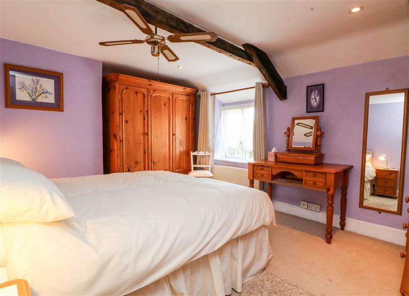 One of the 2 bedrooms at The Old Forge Cottage, Kilkhampton