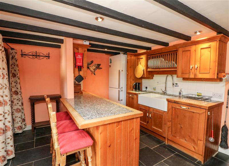 This is the kitchen at The Old Forge Cottage, Kilkhampton