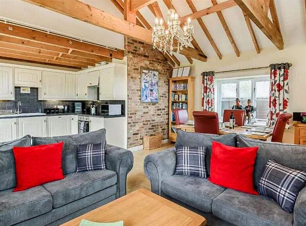 Living area at The Old Foundry Holiday Cottage in Burgh Le Marsh, near Skegness, Lincolnshire
