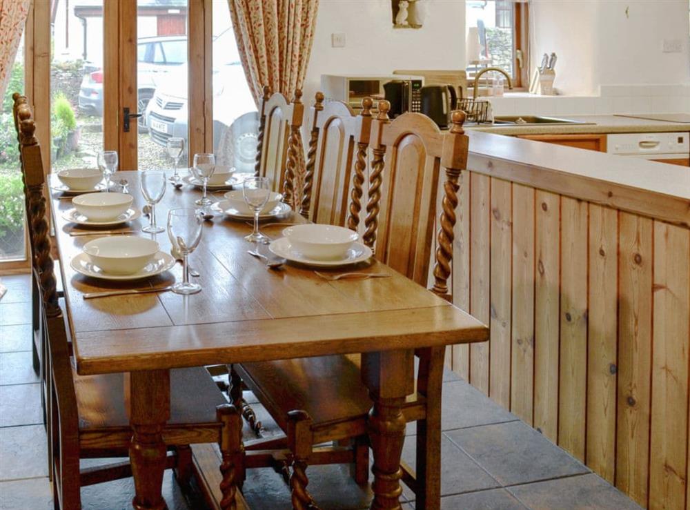 Charming dining area at The Old Goat House in Thornton Rust, Leyburn, North Yorkshire