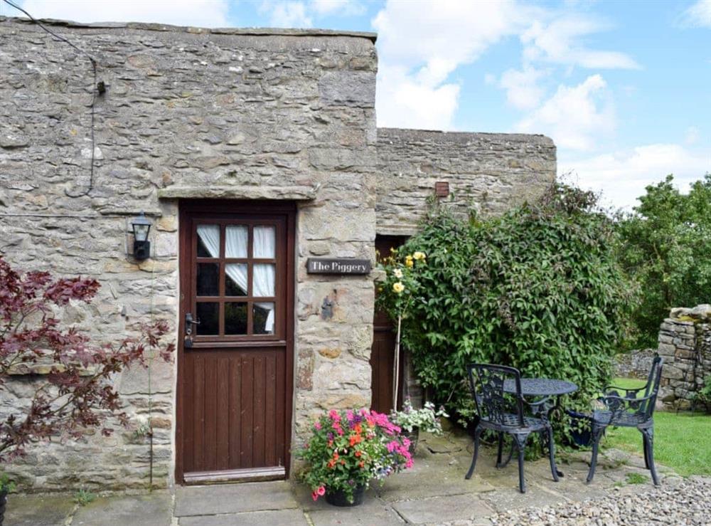 Exterior of the self contained unit at The Old Goat House in Thornton Rust, Leyburn, North Yorkshire