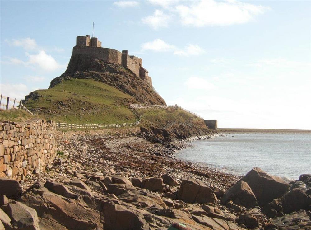 Lindisfarne Castle from the shore