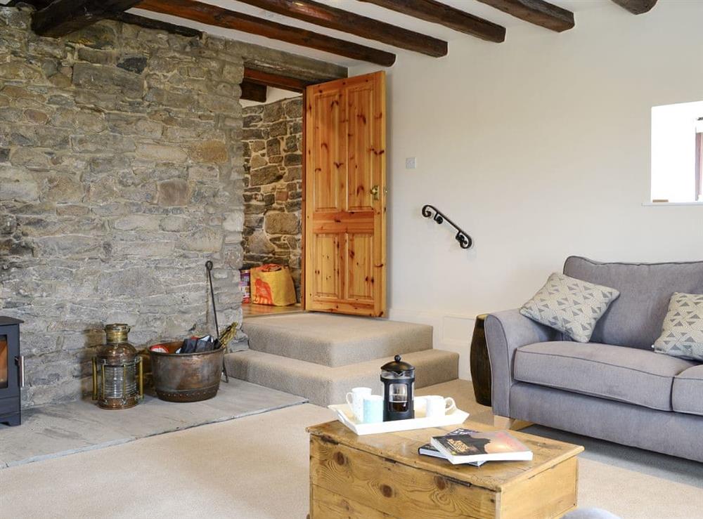Spacious living area at The Old Granary in Holy Island, near Berwick-upon-Tweed, Northumberland