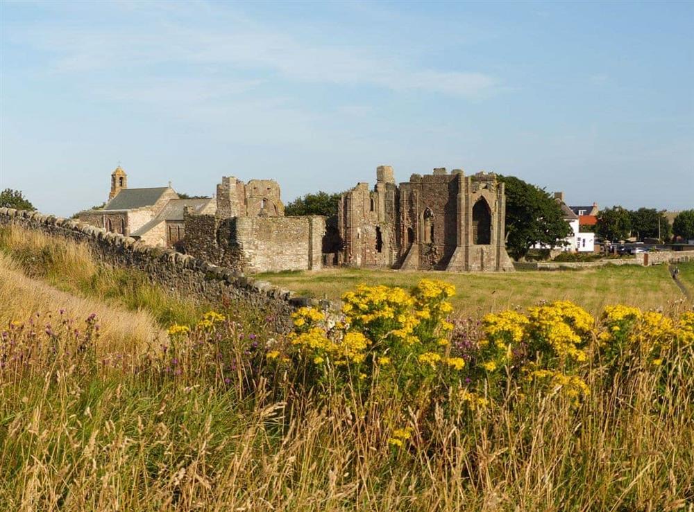 St Mary’s Church and Lindisfarne Priory at The Old Granary in Holy Island, near Berwick-upon-Tweed, Northumberland