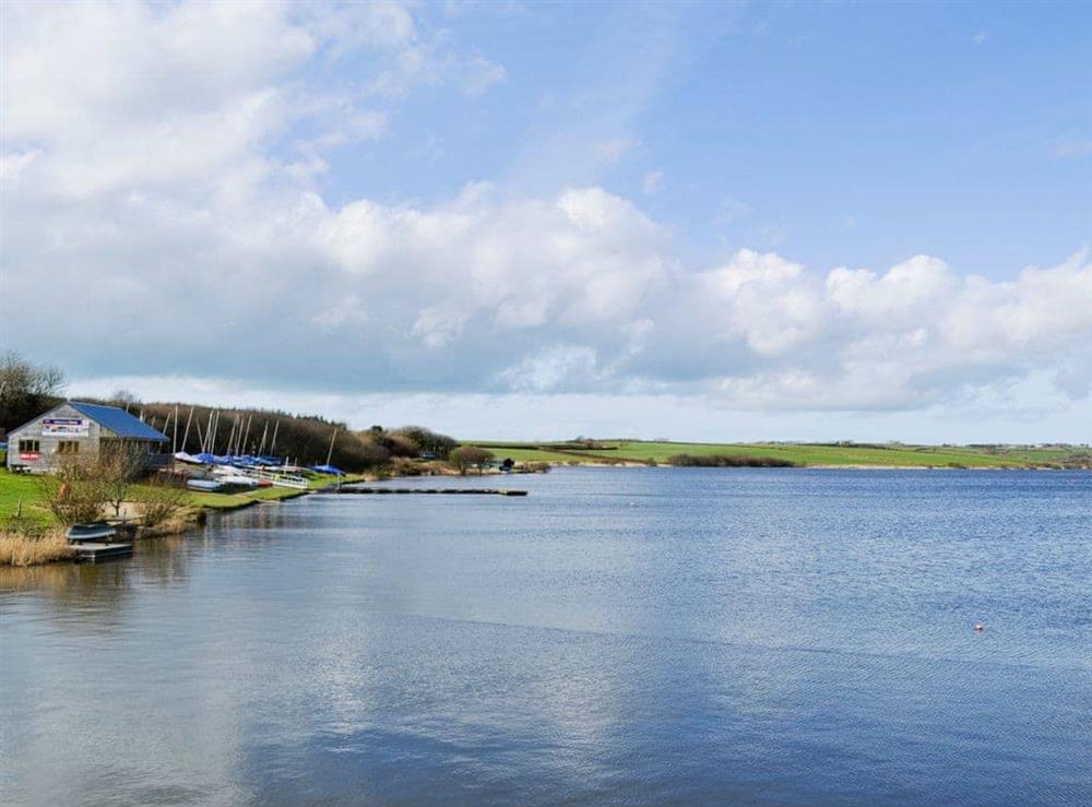 Tamar lake at The Old Granary in Launcells, near Bude, Cornwall