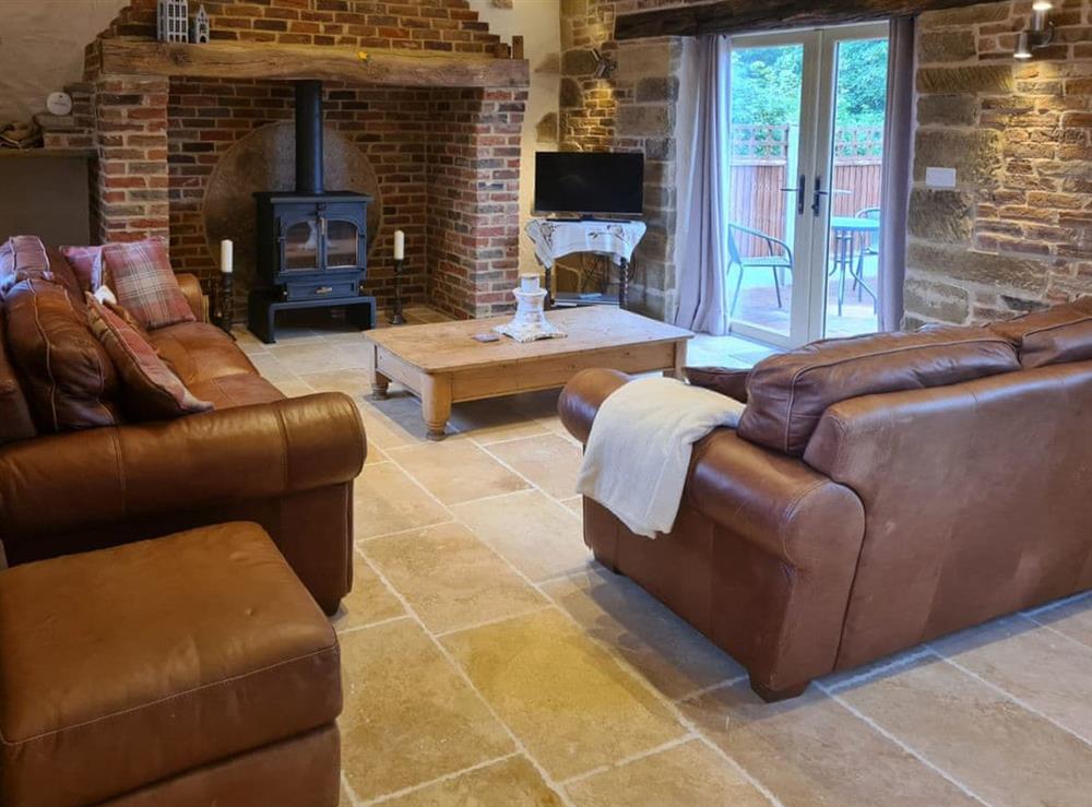Light and airy living area at The Old Granary in Sloothby, near Alford, Lincolnshire