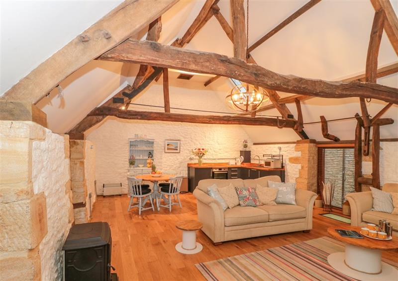 This is the living room at The Old Granary, South Perrott near Crewkerne