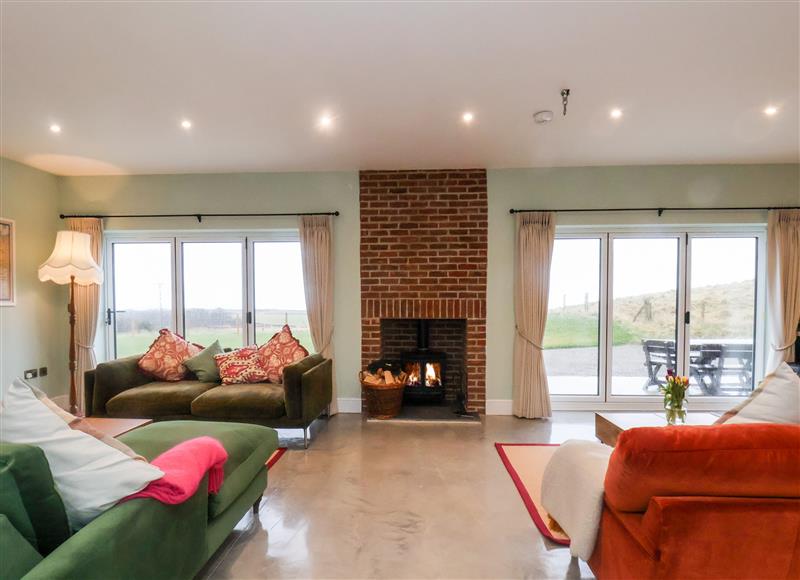 Relax in the living area at The Old Guard House, Goldsborough near Whitby