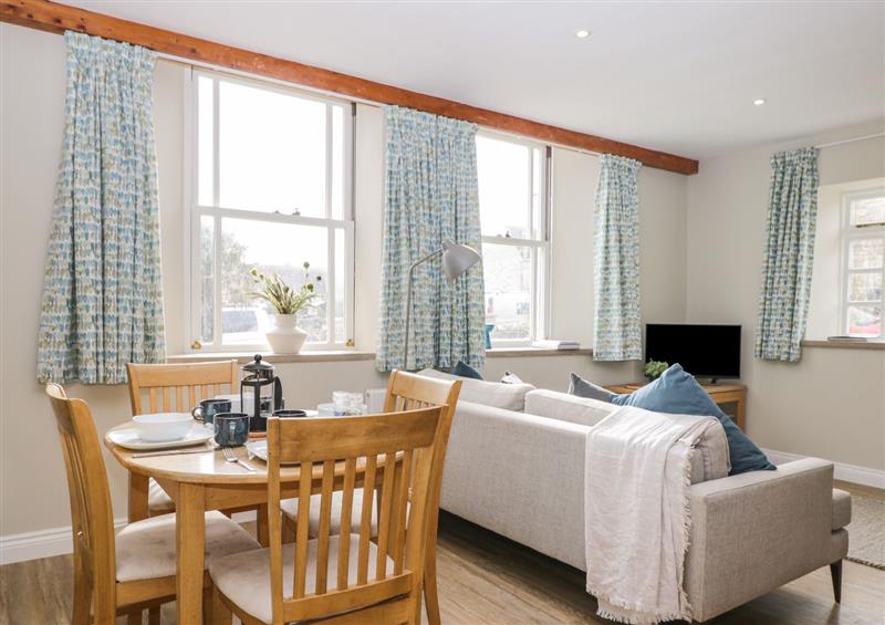 Relax in the living area at The Old Haberdashery, Langton Matravers near Swanage