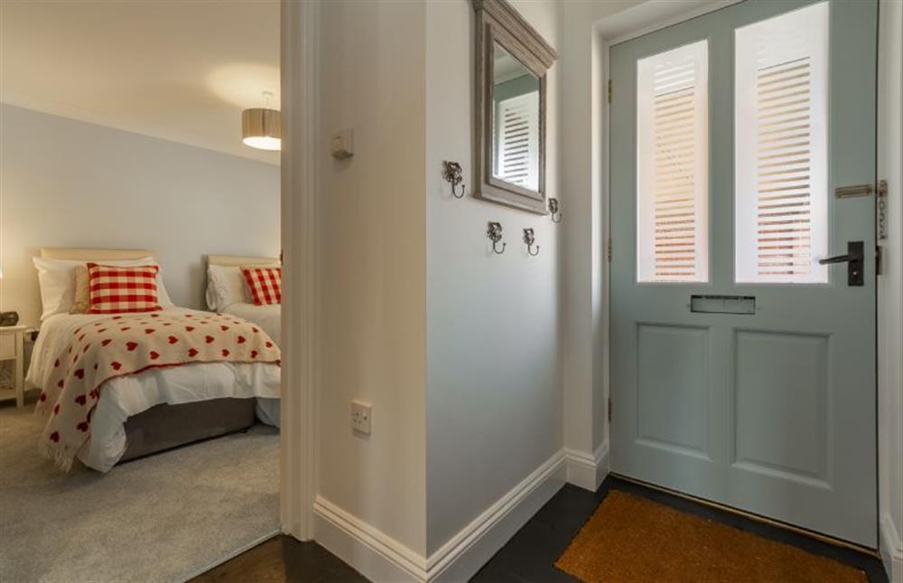 Ground floor:  Entrance hall with door to Bedroom two at The Old Joinery, Cley-next-the-Sea near Holt