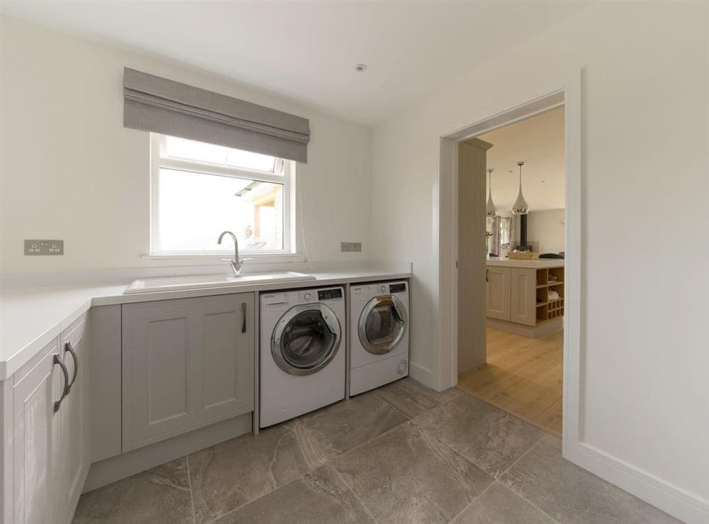 Well-appointed utility room at The Old Kennels in Tibberton, near Gloucester, Gloucestershire