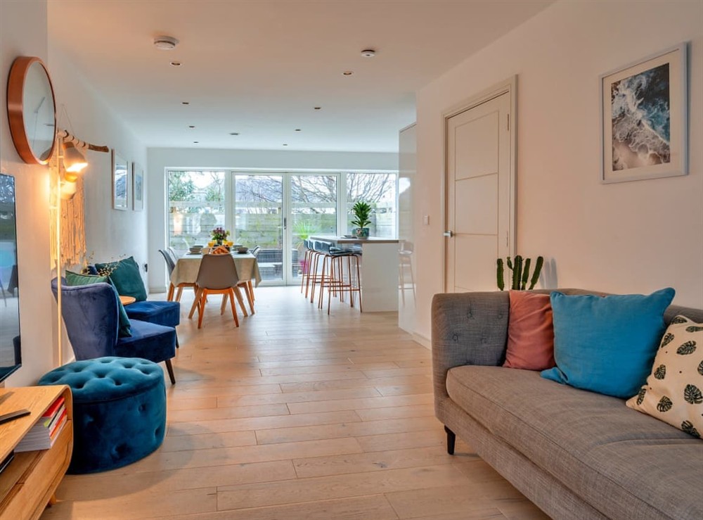 Living area at The Old Kiln House in Newquay, Cornwall