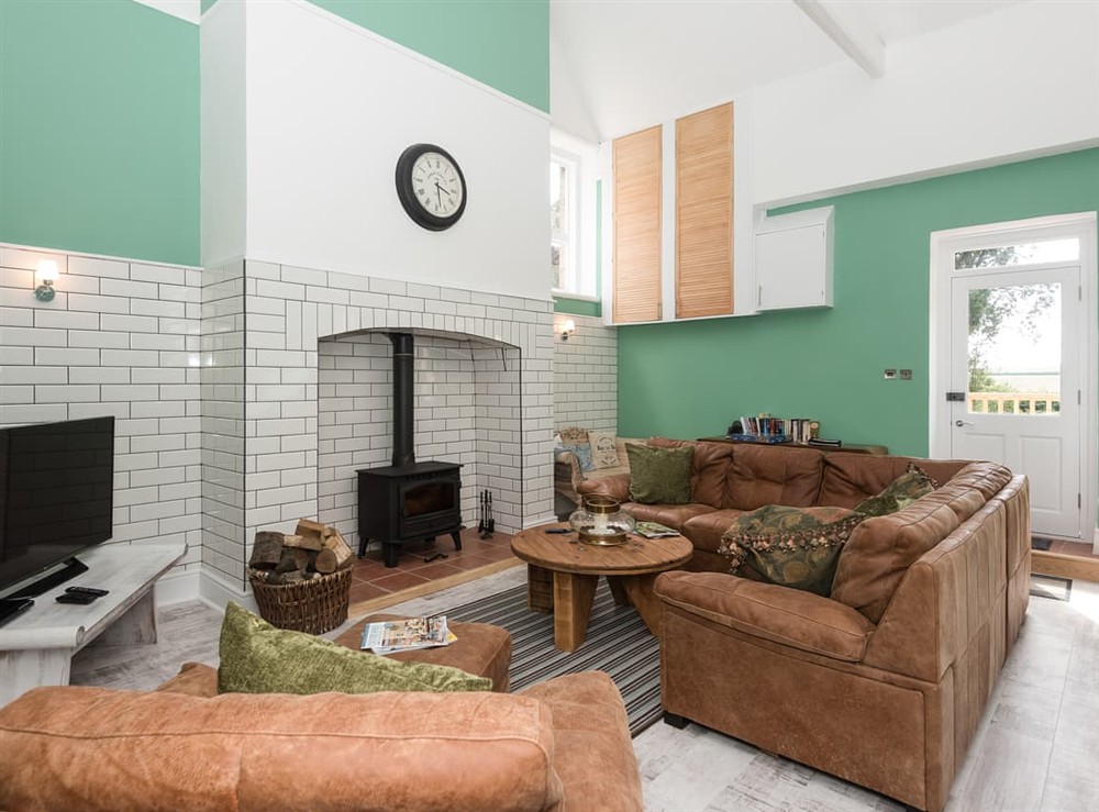 Living area at The Old Kitchens in TOTLAND BAY, Isle of Wight