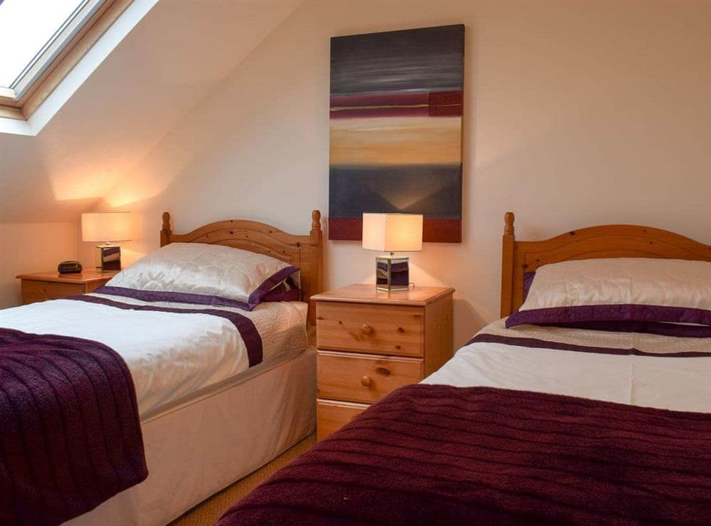 Twin bedroom at The Old Laundry 1 in Keswick, Cumbria