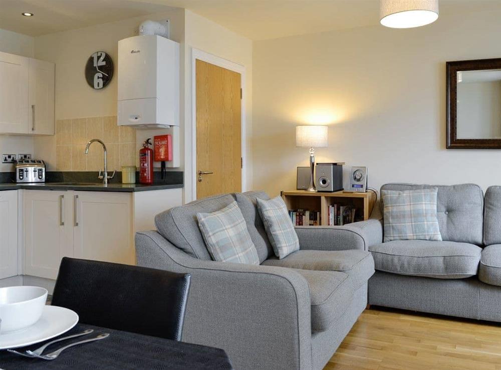 Attractive open-plan living space at The Old Laundry 4 in Keswick, Cumbria