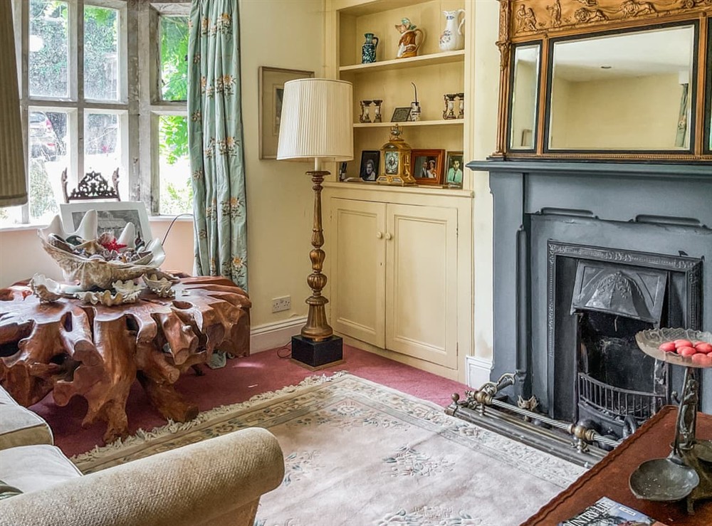 Living area at The Old Lodge in Tisbury, Wiltshire