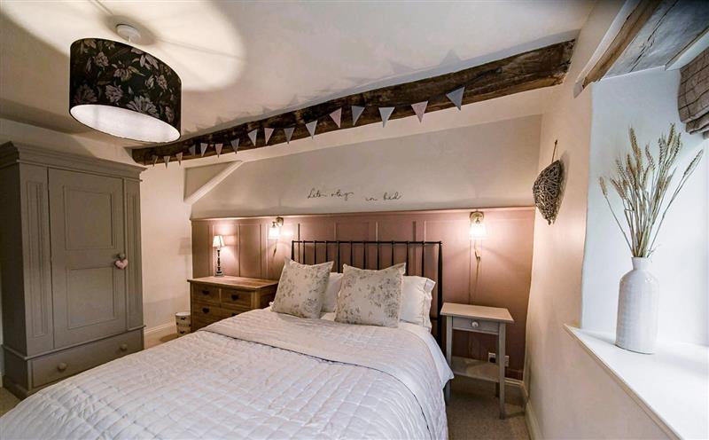 One of the 2 bedrooms at The Old Malt House, Nr Dulverton