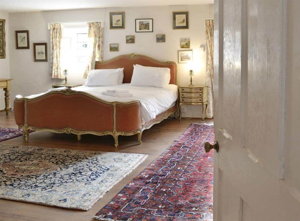 Light and airy double bedroom at The Old Manor in Dunster, near Minehead, Somerset
