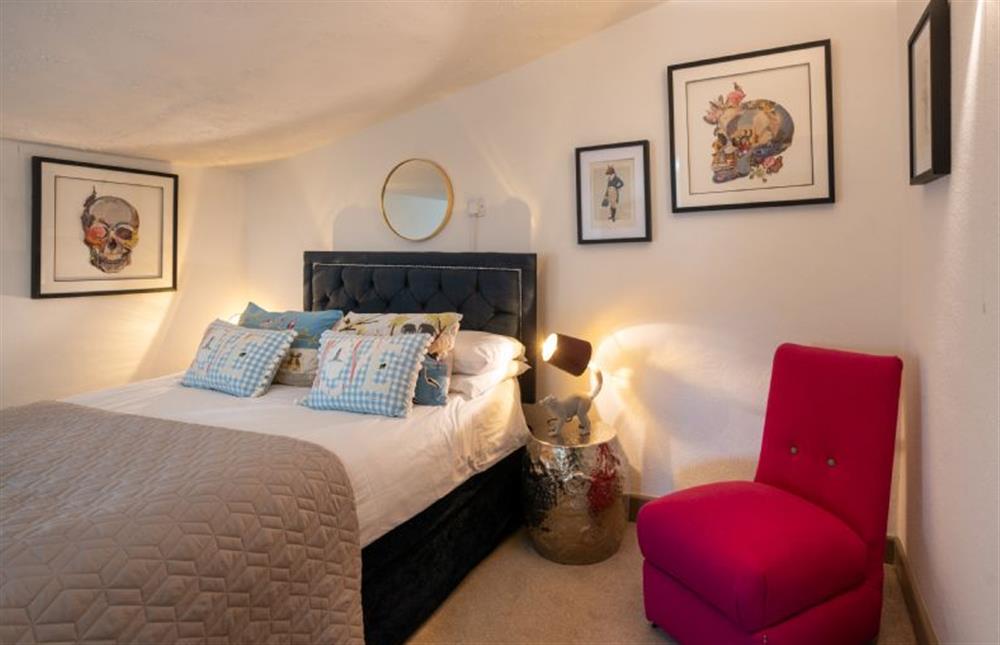 Bedroom four with double bed at The Old Manor House, Brancaster near Kings Lynn