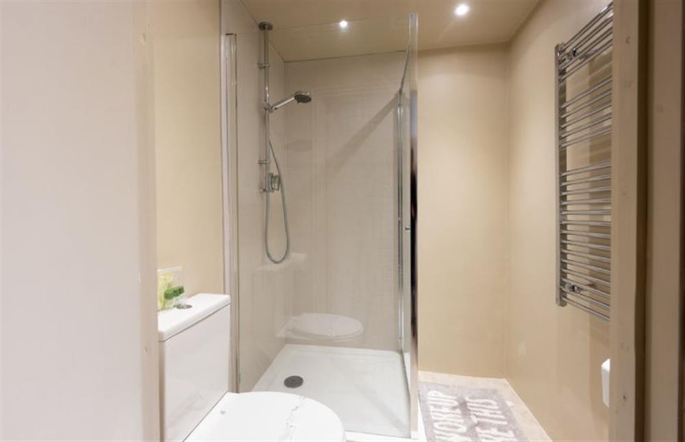 En-suite shower room at The Old Manor House, Brancaster near Kings Lynn