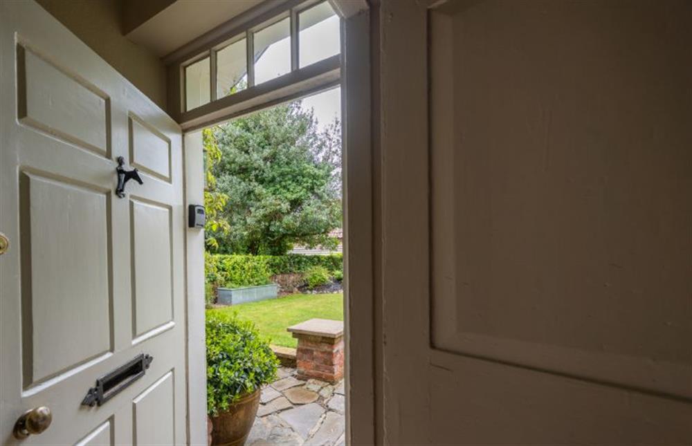 Entrance door at The Old Manor House, Brancaster near Kings Lynn