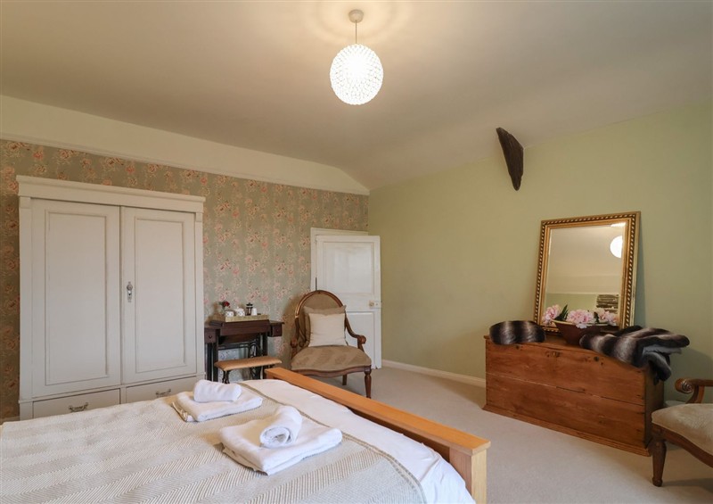 One of the 6 bedrooms at The Old Manor House, Lifton