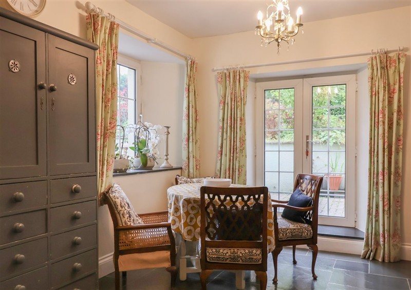 This is the dining room at The Old Manor House, Lifton