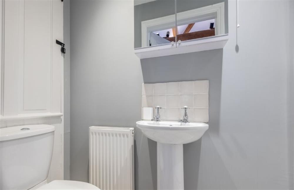 En-suite shower room to master bedroom at The Old Methodist Chapel, Heacham near Kings Lynn