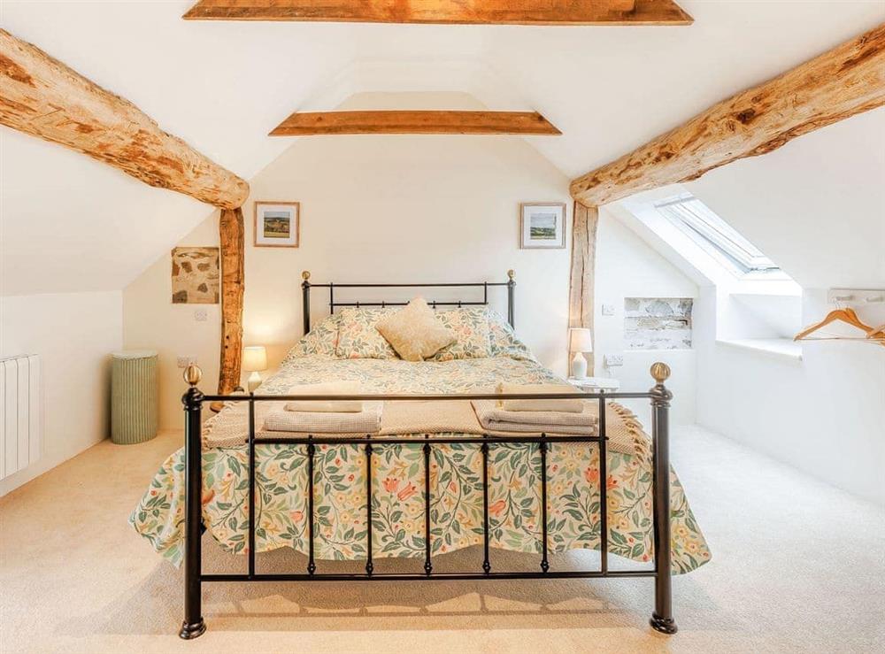 Double bedroom at The Old Milking Parlour in Lydbury North, Shropshire