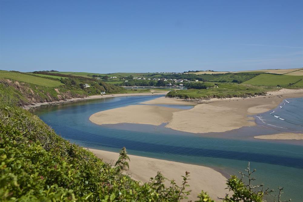 The River Avon Estuary and Bigbury Bay at The Old Milking Shed in , Bantham